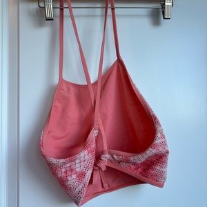 Tie die bathing suit top